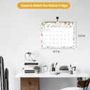 2 x 2026 Calendar 18 Monthly Wall Calendar Runs from January 2026 until June 2027 Spiral Binding Hanging 11.5" x 14.7" Thick Paper with Julian Dates and Block for School OfficeFlower