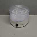 Food Dehydrator Machine - 5 Stainless Steel Trays, Digital Adjustable Timer, 400W, 176F, Temperature Control, Mini Dryer for Jerky, Herb, Meat, Beef, Fruit and Dog Treats, Model 2015YJ, Silver