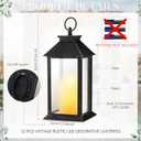 12 Pcs 13" Wedding Lanterns LED Hanging Lights Lanterns LED Vintage Decorative Lantern Rustic Farmhouse Home Decor Lantern Table Centerpiece for Wedding, Bridal Shower, Anniversary Party (Bronze)