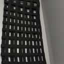 SmartEquine Slow Feed Hay Bag for Horses | Hay Feeder Net with Resistant Nylon | Gator Mouth Enclosure for Easy Loading | Fits 10-15 lbs of Hay | 4 Flakes Bag | 37" x 30" | Black | 2" Holes