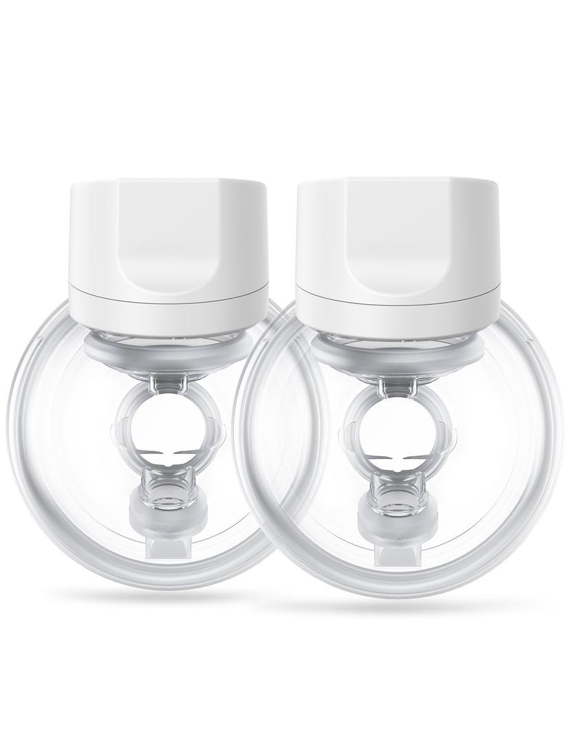 Momcozy Hands-Free Breast Pump S12 Pro, 2 Pack, Snow Color