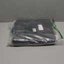 NERUB Set of 10 Reusable Grocery Bags Heavy Duty Shopping Bags Large Grocery Totes with Reinforced Bottom Super Sturdy Handles, Black