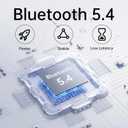 Bluetooth 5.4 Transmitter Receiver - 2-in-1 Bluetooth Wireless Audio Transmitter for Headphones or BT Devices - 3.5mm Audio Jack Adapter for TV, Airplane, Car, PC, Gym Equipment, Switch
