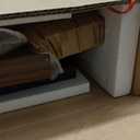 End Table, Side Table, Nightstand, Sofa Side Table with Shelf, Modern End Table for Living Room, Bedroom (1, Brown&black)