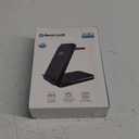 Wireless Charger for Samsung, 3 in 1 Wireless Charging Station for Samsung Galaxy S25 Ultra/Z Fold7/Flip7/S24, Foldable Charger for Samsung Galaxy Watch 8/Ultra/7/6/5, Buds (Black)