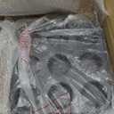 13Inch Cake Cast-iron Pan with1x10 inch dual-purpose oil brush, 1x10 inch semi-circular clip- 9 Cavity Circular Bakeware - Durable, Nonstick Cast Iron Cookware  Black (Two-piece set)