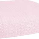BELIZZI HOME 100 Cotton Bed Blanket, Breathable Bed Blanket Twin Size, Cotton Thermal Blankets Twin, Perfect for Layering Any Bed for All Season, Baby Pink (Twin (60 in x 90 in))