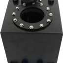 labwork Aluminum Fuel Tank Black 2.5 Gallon Drifting Fuel Cell Gas Tank+Level Sender Coated Aluminum Racing