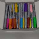 Permanent Markers, Ultra Fine Point Markers Set,48 Assorted Colors Work on Wood, Plastic, Paper, Metal, Stone, Glass for the ArtistKidsAdult, 48 Count