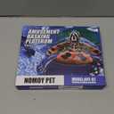 Keedolla Small Aquatic Turtle Pier Floating Dock Basking Platform Area for Aquarium Fish Tank, Decorative Aquarium Turtle Reptile Basking Platform with Ramp Ladder