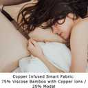 Anti Acne Pillowcase - King Size 20"x36" with Zipper, Premium 75% Viscose Derived from Bamboo, 25% Modal Blend, Beige, 1 Piece - Cooling Silky Satin Pillow Case - Oeko-TEX Certified