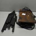 TUTOTAK Small End Table with Charging Station, Narrow Side Table with USB Ports and Outlets, Set of 2, Skinny Sofa Table, Slim Nightstand, Living Room, Bed Room, Brown TB01BB0602 (2-Tier7.9"D x 15.8"W x 22.5"H)