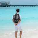 Transparent Mesh Backpacks for School Kids, Beach, Travel - Mesh See Through Backpack with Padded Straps Large