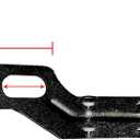 No-Drill Engine Hood Hinge Ditch LED Mount Brackets for Auxiliary Offroad Pod Work Light, Fit Cowl Panel at Windshield Base Compatible with 2nd Gen Tacoma 2005-2015