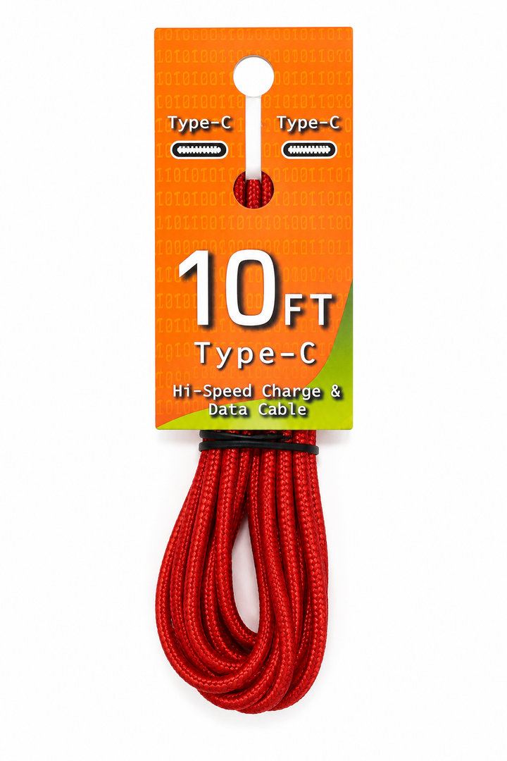 10 Ft, Phone Charger, Type C