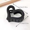 2 x Women's Acrylic Hair Claw Clips - Medium Matte Nonslip Hair Jaw Clips for Thin and Thick Hair, Valentines Day Accessories, Spring and Summer Hair Accessories, 4Pcs