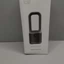 Misby Desk Fans Small Quiet, 13 Inch Bladeless Table Fan, 5 Speeds for Powerful Airflow, 70° Oscillating Fan with Night Light and Timer, Desktop Cooling Fan for Bedroom, Office, Nightstand (Grey)