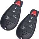 SUPALAND Remote Key Fob FOBIK Replacement Fits for Jeep Grand Cherokee 2008 2009 2010 2011 2012 2013 Commander 2008-2010 IYZ-C01C Keyless Entry Remote Start Control