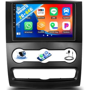 2G+64G Android Car Stereo for Mercedes-Benz Sprinter Vito 2006-2017 9 Inch Touch Screen with CarPlay Android Auto Mirror Link Bluetooth GPS Navigation WiFi FM SWC MIC