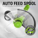 Greenworks 0.065" Single Line Auto-Feed String Trimmer Spools (6-Pack) + Replacement Spool Cover