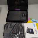 SUNPIN New 11.5" Portable DVD Player for Car and Kids, 9.5" Swivel Brightness Enhanced Screen, with Car Charger and Headrest Mount, Upgraded Remote Control, 5 Hours Battery, Dual Earphone Jack(Purple)