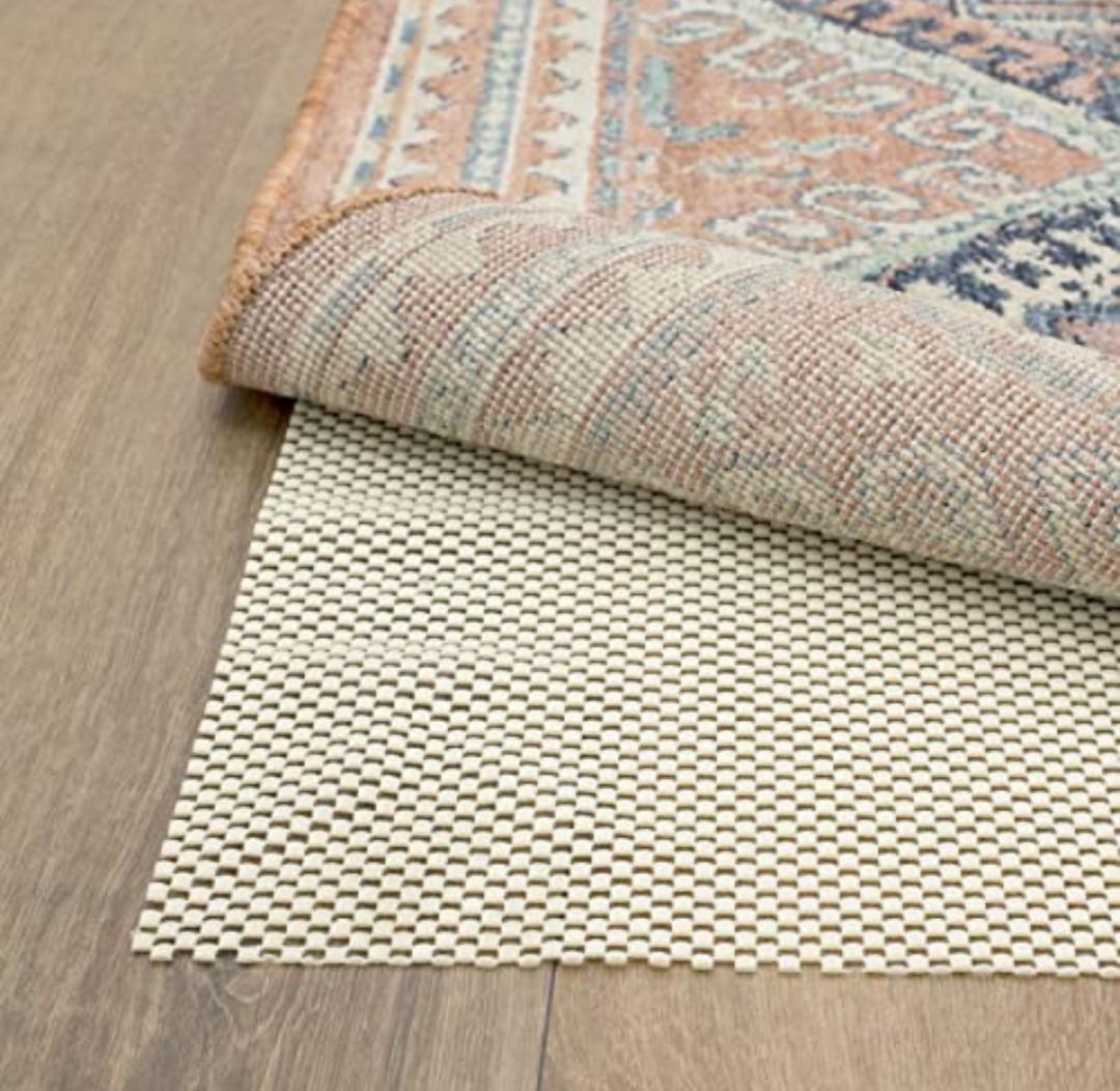 10 x 6' Rug Pad Gripper Non Slip Grip Keeps Area Rugs in Place Anti Skid Under Rug Liner - Safe for All Floors
