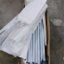 SereneLifeHome Pop Up Canopy Tent - 10x30 Portable Commercial Instant Shelter Foldable/Collapsible Sun Shade Waterproof Tent w/ 8 Walls - 8 Sand Bag, 8 Stake & Ropes White (SLTET30NG)