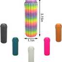 Little Ouchies Spiky Fidget Keychain Stress Relief Massager, Anxiety Relief & Unique Gift for Adults