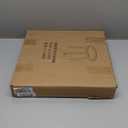 LITA Log Desktop Round Side End Table, Indoor Outdoor Wooden Tray Nightstand Table with Metal Stand for Living Room Bedroom Office Small Spaces (M)