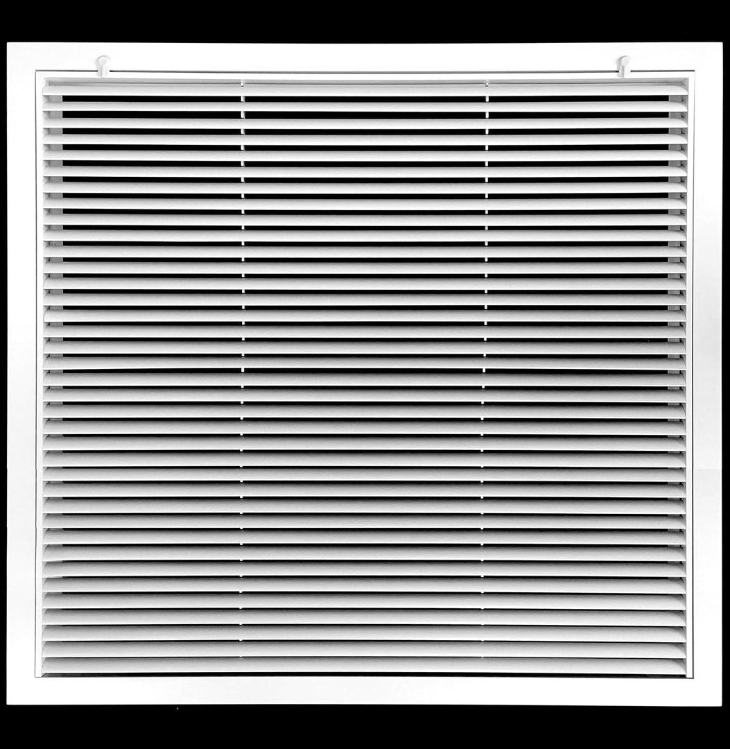 24" X 36" Aluminum Return Filter Grille - Easy Airflow - Linear Bar Grilles [Outer Dimensions: 26.5w X 38.5h]