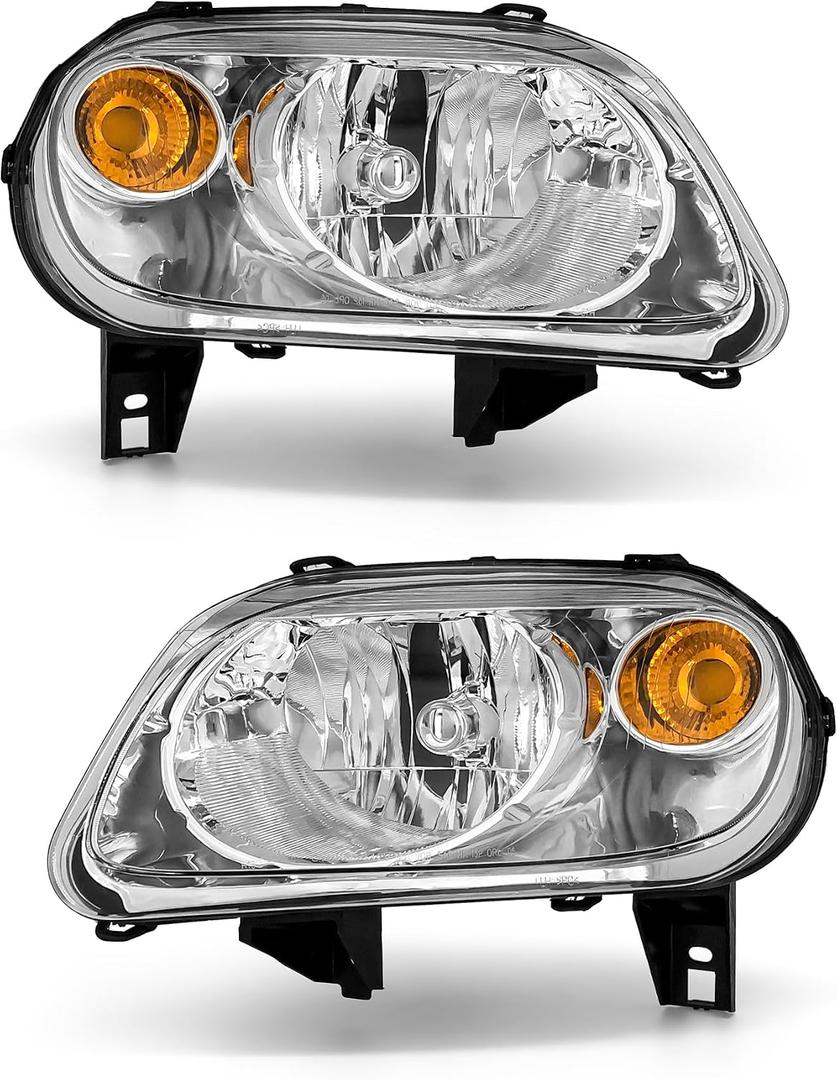 for 2006-2011 Chevy HHR Headlights Assembly Chrome Pair
