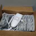 Deepsoon Heating Pad,Electric Heating Pads for Back,Neck,Moist Heating Pad for Abdomen Shoulder Knee Legs,Dry/Moist Heat&Auto Shut Off,Mother's Day Birthday for Men and Women,Light Gray,24x12 Inch