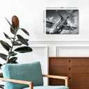Black and White Wall Art Airplane Wall Decor Vintage Aviation Pictures Airplane Propeller Canvas Prints Painting Retro Military Fighter Poster Artwork for Men Office Living Room Home Decoration 12x16