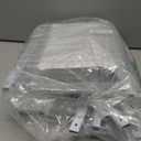 YKLSLH Over Sink Dish Drying Rack, Expandable Large Drying Rack, Suitable for Most Sinks (24.8"-35.4"), Adjustable Metal Rack, Space Saving, White