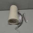 Wellmet Self-assembly Lampshade, Linen, 16" Top x16" Bottom x12" High, Drum Lampshade for Table Lamp, Bedside Lamp, Floor Lamp, Fabric Replacement Lamp Shade Classic Modern Style, Spider Fitter