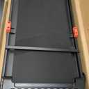 Walking Pad Treadmill, Anylife Incline Walking Pads Under Desk 330lb Capacity, 2.5HP Portable Treadmills for Home, Compact Treadmill Small Running Pad with LED Display, Remote Control (Black Red)