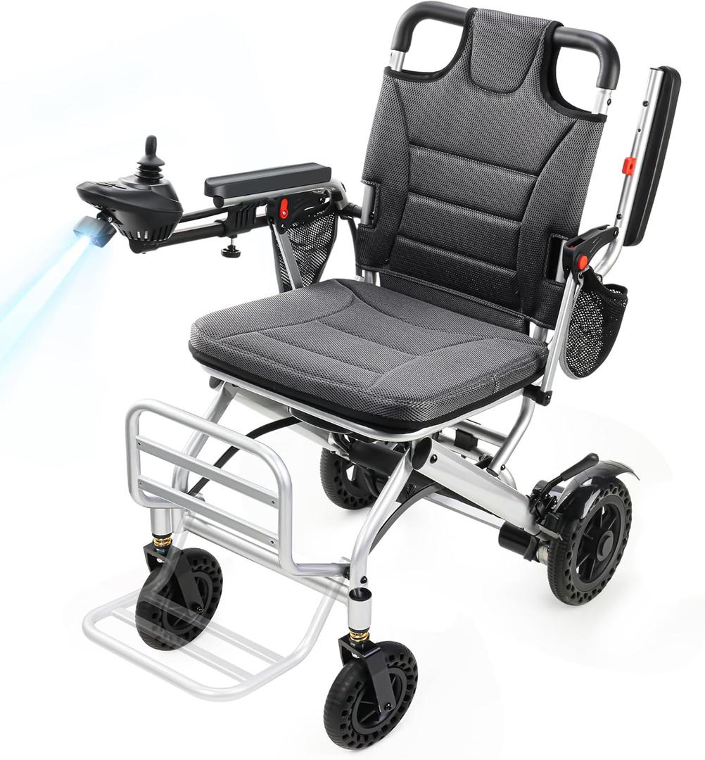 33lb Lightweight Electric Wheelchairs for Adults -20 Miles Range&Airplane Approved, Portable Motorized Wheelchair with 360W Motor for Home, Outdoors, Travel(Ultra-Light) 33lb Lightweight Electric Wheelchairs for Adults -20 Miles Range&Airplane Approved, Portable Motorized Wheelchair with 360W Motor for Home, Outdoors, Travel(Ultra-Light)