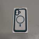 Miracase for iPhone 17 Case 6.3'', Full-Body Military Grade Drop Protection Outdoor Phone case with Built-in Glass Screen &Camera Control,Easy Installation,No Gap,Compatible with MagSafe, Green