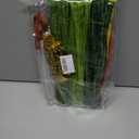 Farbeniok Christmas Pearl Ring Pipe Cleaner Craft Kit, DIY Wreath Ornament Supplies Set with Beads, Bow for Tree Decor, Interior Decoration, School Bags, Children's Festival (Big Green)