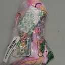 Beezizac Neon Tie Dye Spiral Pattern/Butterfly Pajamas for Girls Tee & Shorts PJ Set Size 6-18 (12, Multi-colored Face)