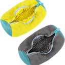 Protective Shoe Washing Bag for Washing Machine, 2024 New Cleaning Shoes Bag for Washer and Dryer, Reusable & Versatile,For All Types and Sizes shoes,Shoe Laundry Bag,Ideal for Sneakers(Grey)