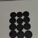 Non Slip Furniture Pads - 2" Anti Skid Caster Cups, 12PCS Round Furniture Coasters for Hardwood Floors, Anti Slide Furniture Cup Bed Couch Floor Protectors,Furniture Stoppers to Prevent Sliding (Black)