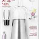 iSi Mini 013455 Whipped Cream Maker, White, Stainless Steel, 1/2 Pint, White