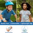 Rechargeable Walkie Talkies Toys for Kids, Hands-Free Walkie Talkie Watch Toys for Boys Age 3-12 with 3274FT Range, Wearable Wrist & Lanyard, Outdoor Toys for Camping, Hiking, Birthday Gifts (Blue)