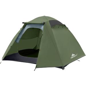 Forceatt Camping Tent 3 Person, Professional Waterproof & Windproof Lightweight Backpacking Tent Suitable for Outdoor,Hiking,Camping, Mountaineering and Travel