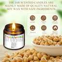 MTLEE 10 Pcs Christmas Thank You Gift Candles Scented Soy Jar Candle Bulk Inspirational Team Coworker Gifts Bulk 3.5 oz Staff Appreciation Gifts for Women Employees Teacher Boss Yoga Home(Team)