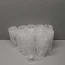 Weewooday 12 oz Milkshake Glass Acrylic Clear Footed Ice Cream Soda Glass Old Fashioned Fountain Soda Cups for Beer Dessert Milk (12 Pcs)