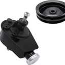 BestParts LWP Power Steering Pump with Double Groove Pulley Black Kit Compatible With GM Chevy Pontiac SBC BBC 265 283 305 327 350 383 400 With keyway Units Long Water Pump