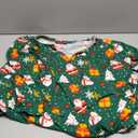 MONNURO Women's 3/4 Sleeve V Neck Plus Size Shirts Casual Loose Swing Floral Print Fall Tunic Tops (1X, Plaid Black)