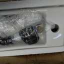 White Wall Mount Right Hand Sink, CE Certified, Ceramic 